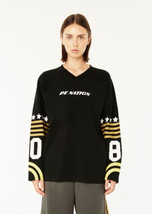 P.E Nation Arrowhead Ls Tee Black | ANBSIKV-84