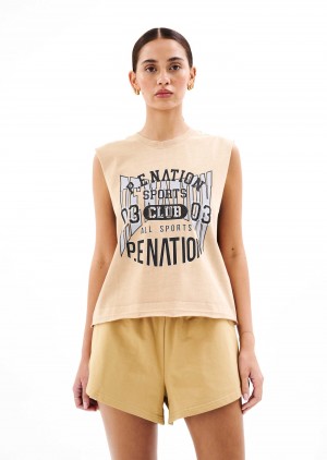 P.E Nation Atacama Tank Sand | GQWZRYL-42