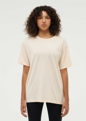 P.E Nation Augusta Tee Pearled Ivory | DZWGBVR-16