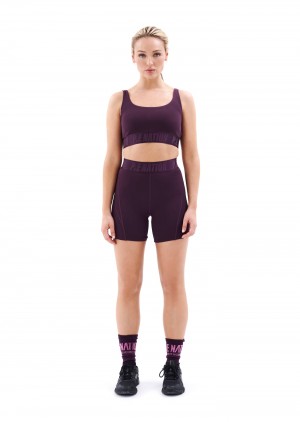 P.E Nation Backcheck Bike Short Potent Purple | YBJWOPU-37