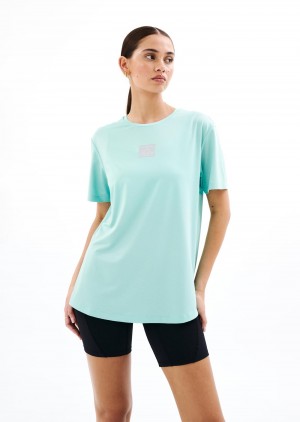 P.E Nation Crossover Air Form Tee Aqua | BUSRZCL-21