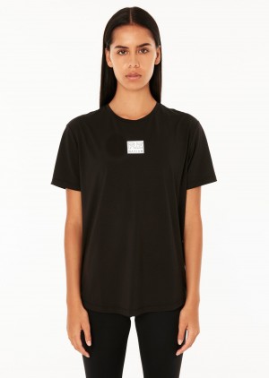 P.E Nation Crossover Air Form Tee Black | OULTPXF-94