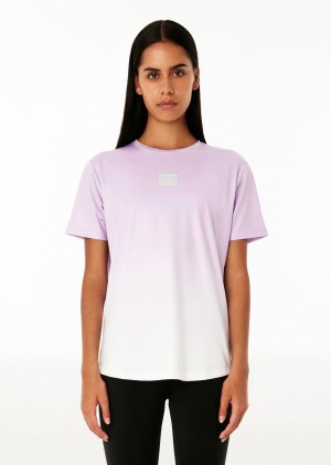 P.E Nation Double Track Air Form Ss Tee Gradient Print | ALVDXPG-12