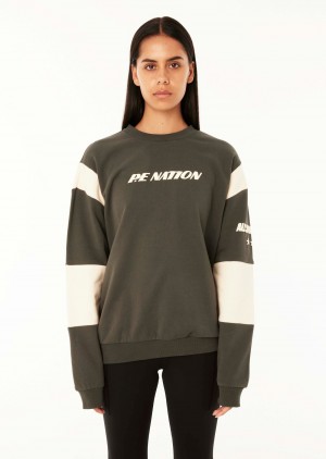 P.E Nation Inside Line Sweat Dark Shadow | KYMPSUN-59