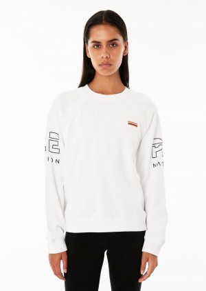 P.E Nation Moneyball Sweat White | UAZGCLK-08