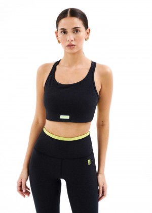 P.E Nation Orbital Sports Bra Charcoal Marl | MEGOWTN-83