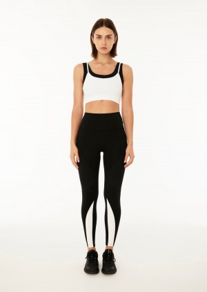 P.E Nation Podium 7/8 Legging Black | YABGHKD-19