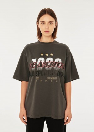 P.E Nation Touring Ss Oversized Tee Dark Shadow | SQWUNDI-91