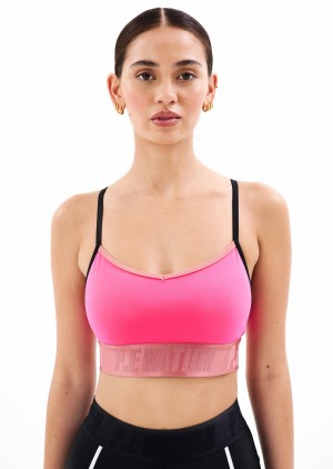 P.E Nation Verbena Sports Bra Diva Pink | JETDGZW-46