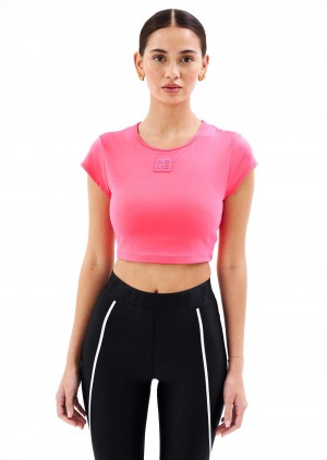 P.E Nation Verbena Tee Diva Pink | YNCZFGJ-06