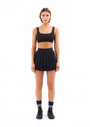 P.E Nation Volley Skirt Black | RGUALIB-13