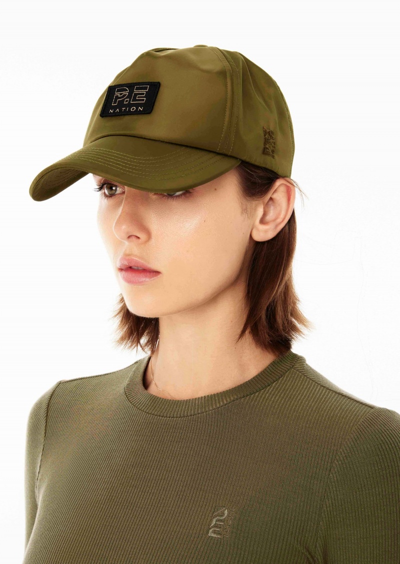 P.E Nation A Frame Cap Khaki | WYZEGRK-46