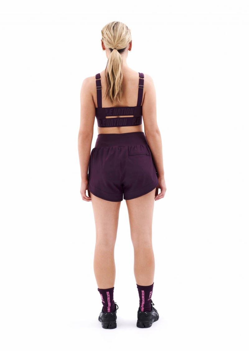 P.E Nation Agility Test Short Potent Purple | ZRMTPDJ-29