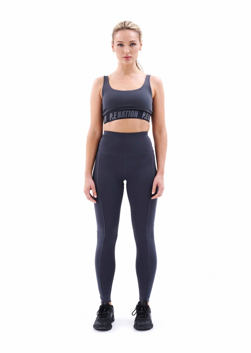 P.E Nation Amplify Legging Dark Shadow | XSROPAY-62