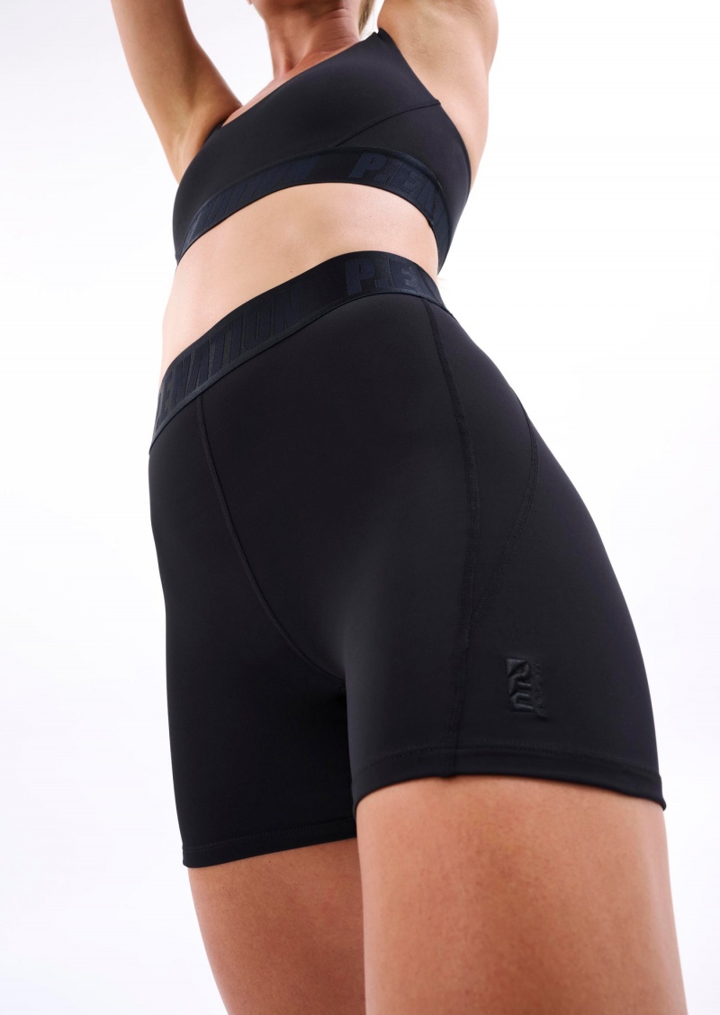 P.E Nation Backcheck Bike Short Black | HEIZVDX-40