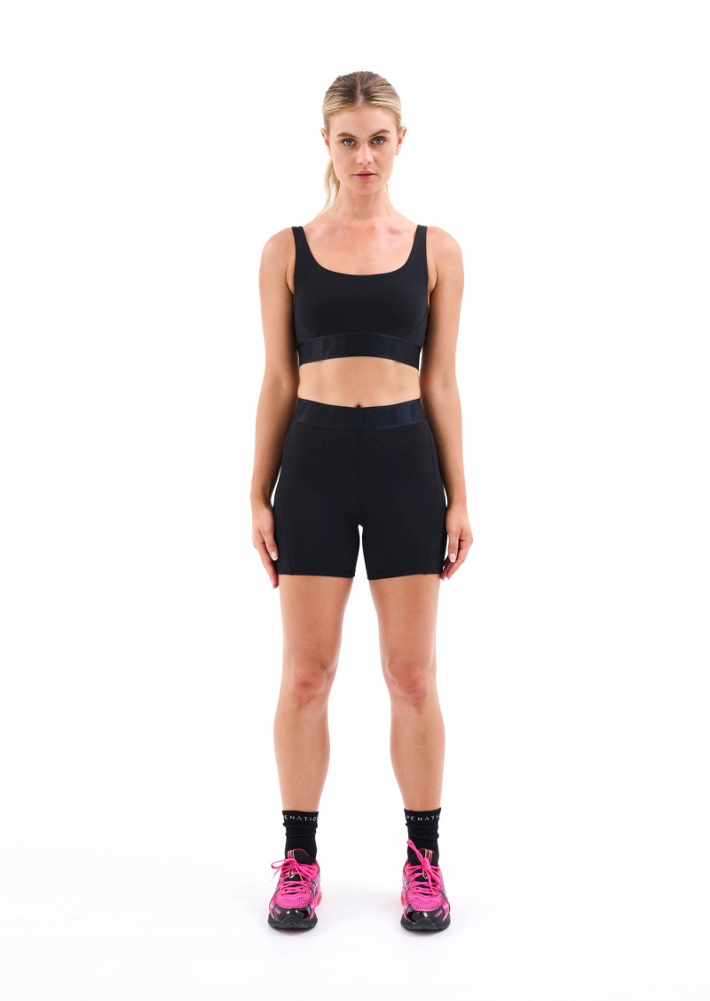 P.E Nation Backcheck Bike Short Black | HEIZVDX-40