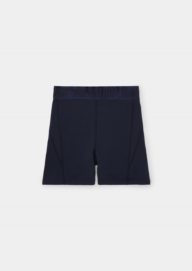 P.E Nation Backcheck Bike Short Dark Navy | LWTPQIU-34