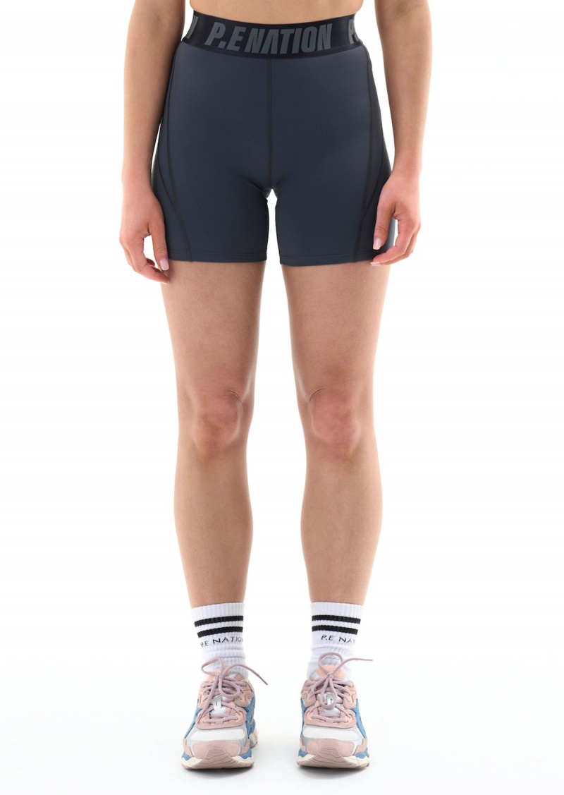 P.E Nation Backcheck Bike Short Dark Shadow | BVMDFXJ-78