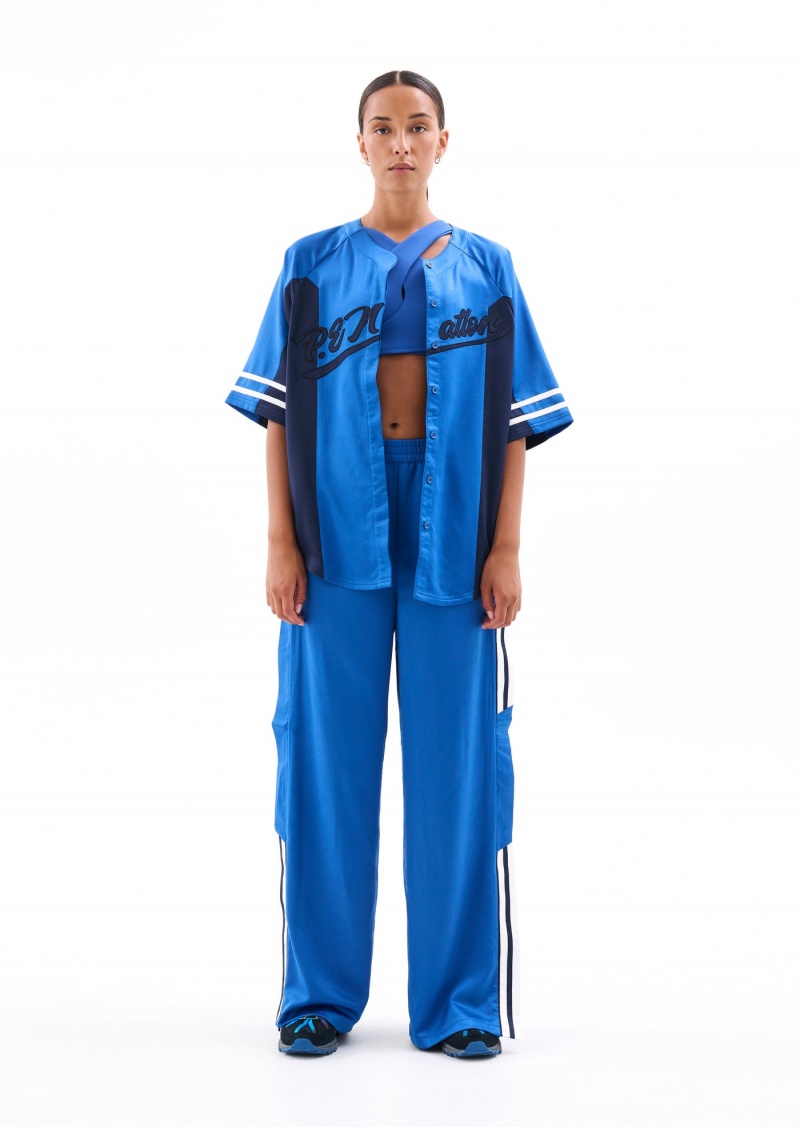 P.E Nation Baserunner Pant Classic Blue | FKYDXHU-58