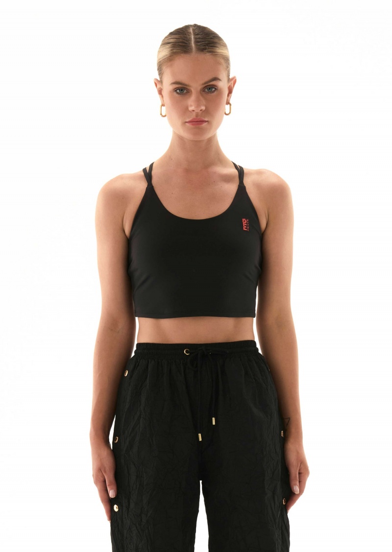 P.E Nation Block Assist Sports Bra Black | ATZOLKR-71