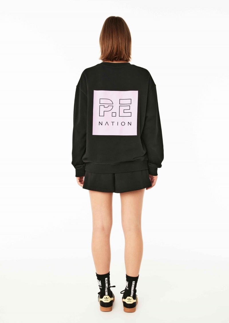 P.E Nation Block Shot Short Black | RBJFHZA-93