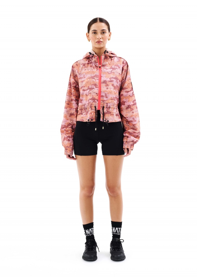 P.E Nation Cereus Jacket Snake Camo Print | WCHZMPK-78