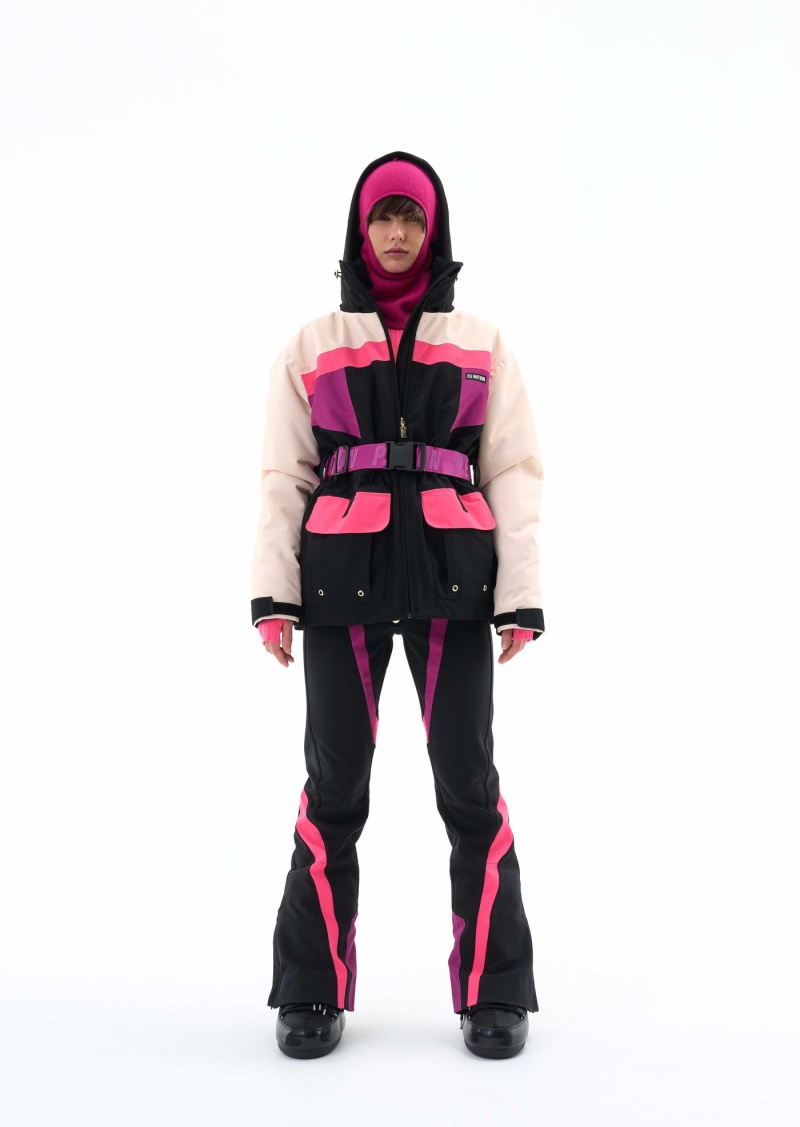 P.E Nation Chamonix Snow Jacket Black | ZYKAFPG-37