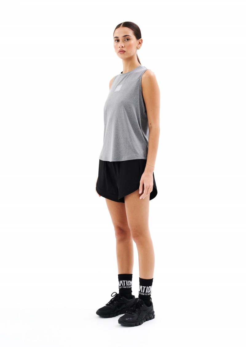 P.E Nation Crossover Marle Air Form Tank Grey Marle | EAVCFGS-61