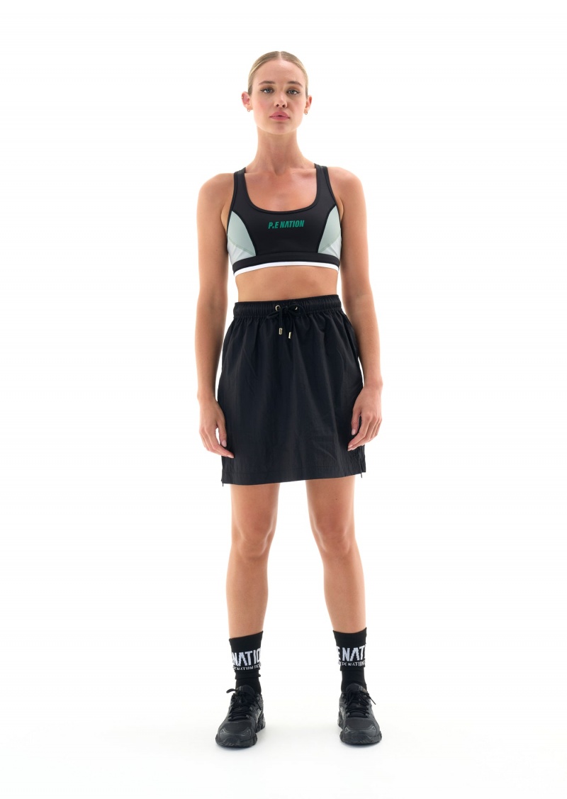 P.E Nation Debut Skirt Black | KLTEWYR-37