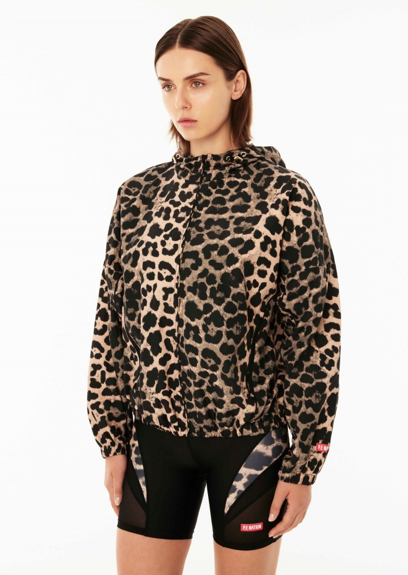 P.E Nation Downforce Jacket Animal Print | NMRLTSX-19