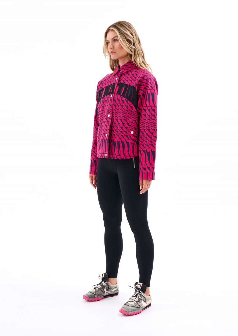 P.E Nation Empire Jacket Geometric Print | OWXKUHB-23