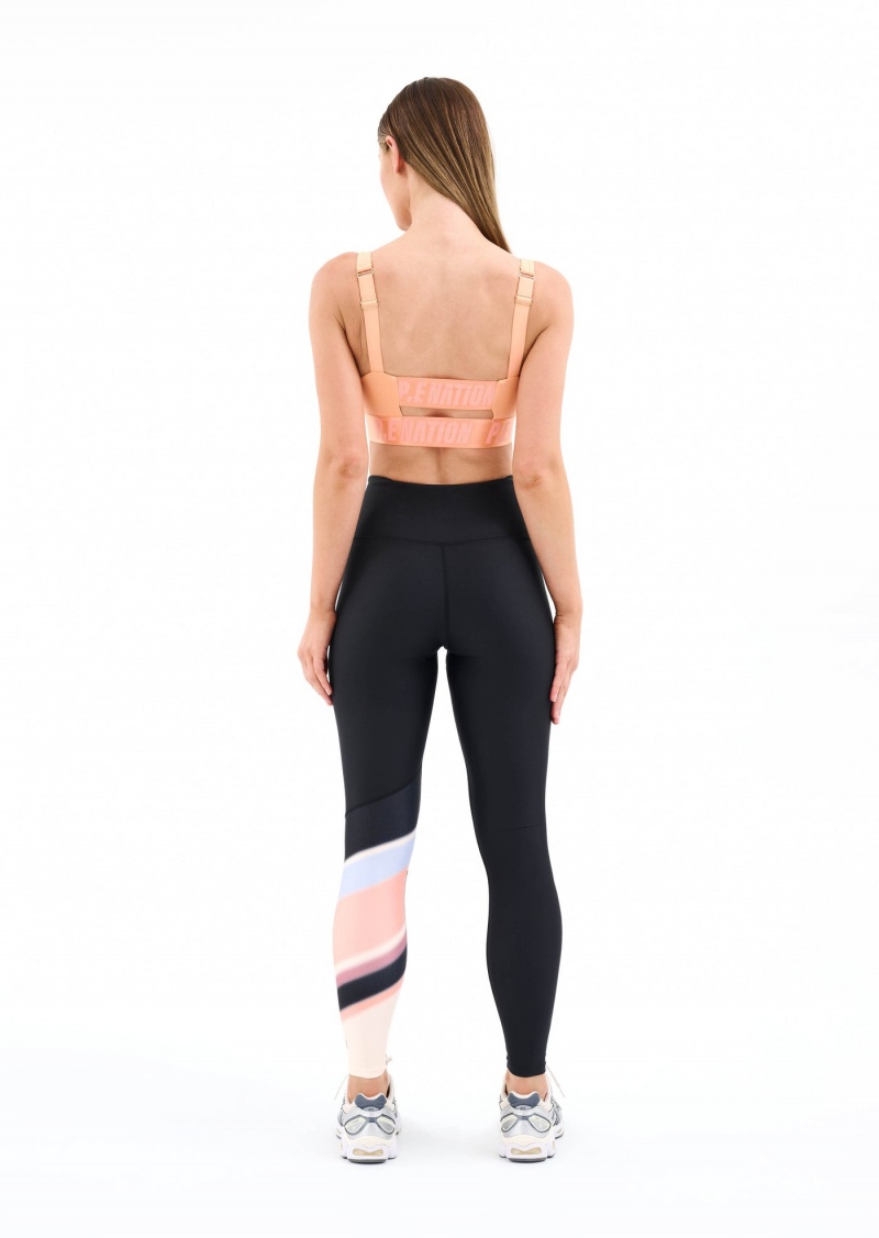 P.E Nation Flex Legging Black | XCIKVPO-85