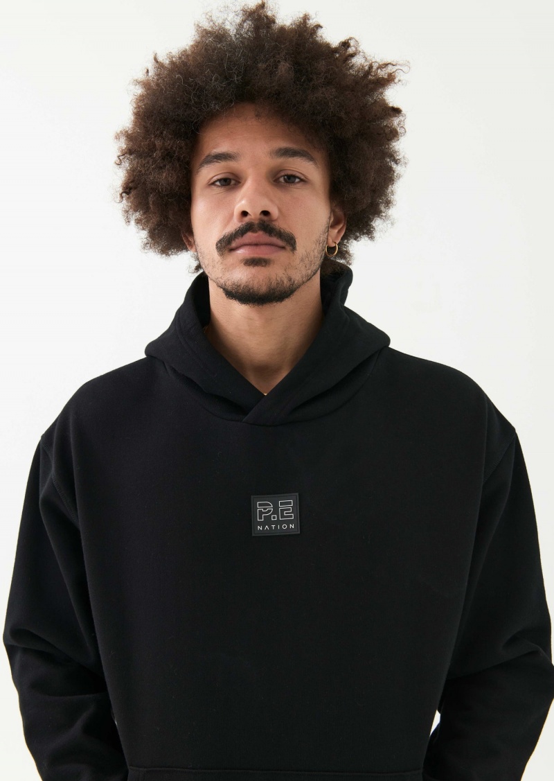 P.E Nation Fortitude Hoodie Black | NUOTXZG-93