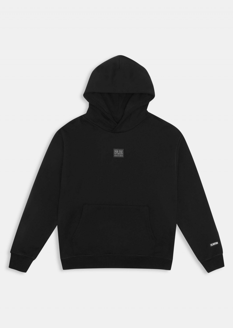 P.E Nation Fortitude Hoodie Black | NUOTXZG-93