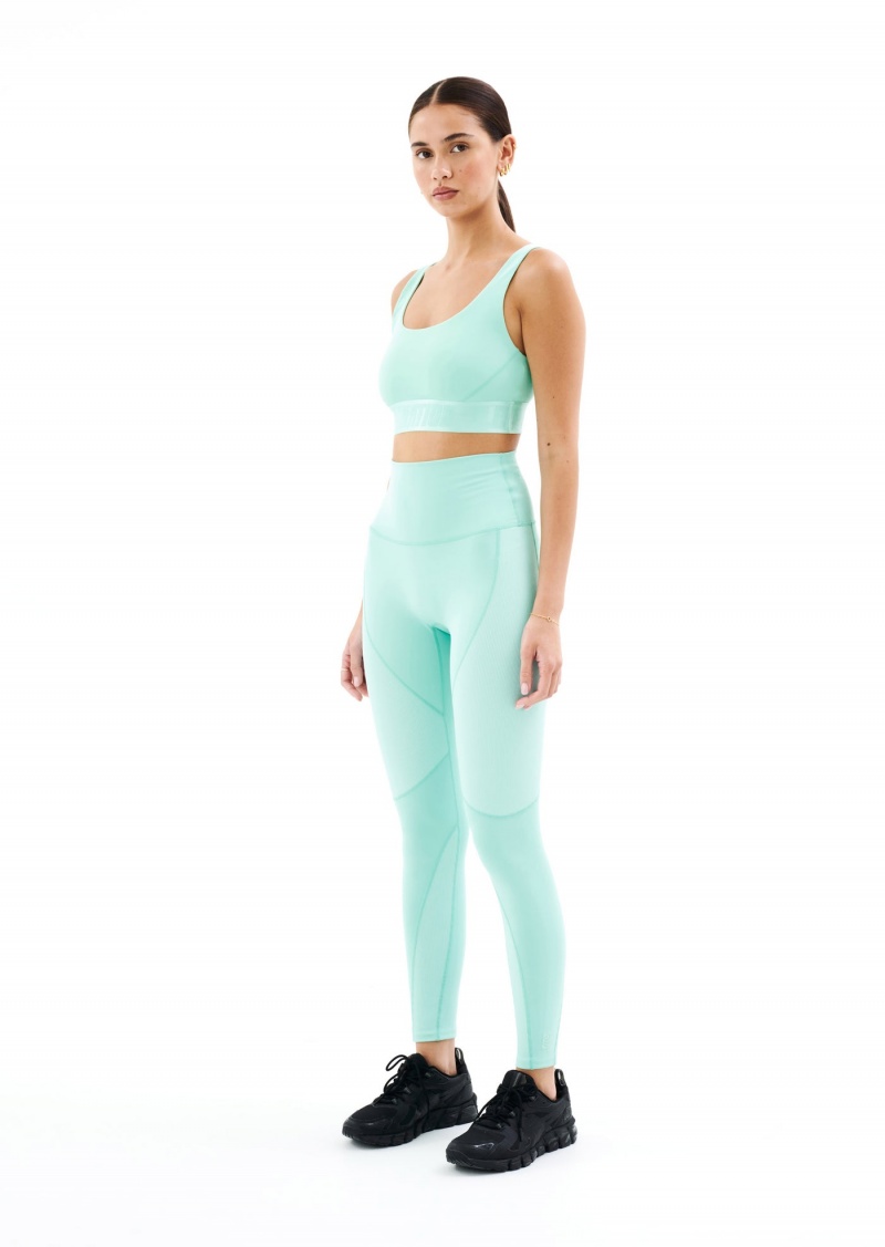 P.E Nation Free Play Legging Aqua | POEGFMJ-82