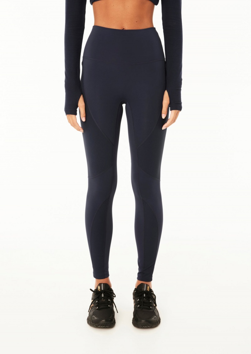 P.E Nation Free Play Legging Dark Navy | QVACDLZ-21