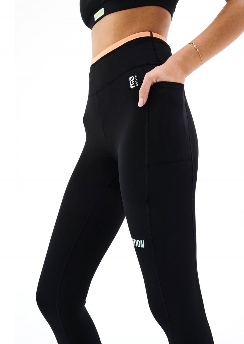 P.E Nation Futura Legging Black | CZONMIJ-74