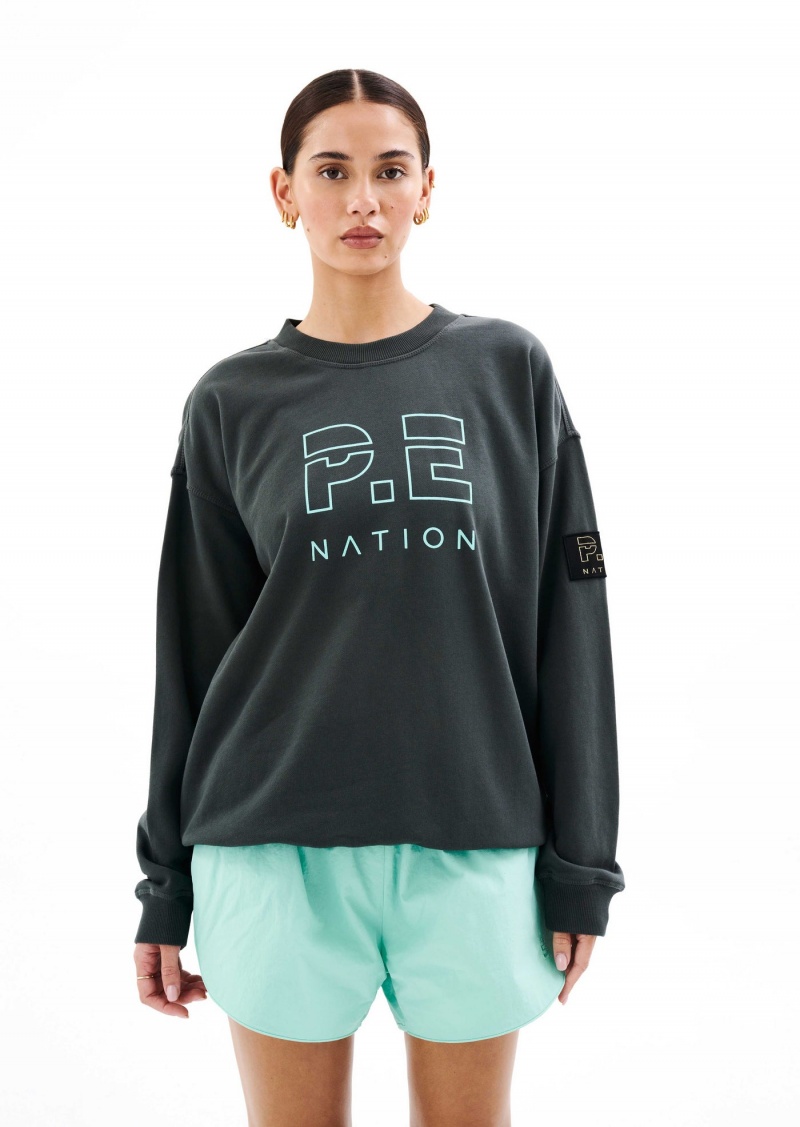 P.E Nation Heads Up Sweat Dark Shadow | TOZMNLR-78