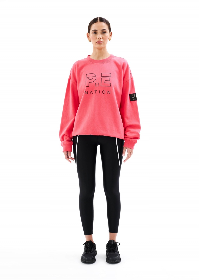 P.E Nation Heads Up Sweat Diva Pink | RHXIYNV-21