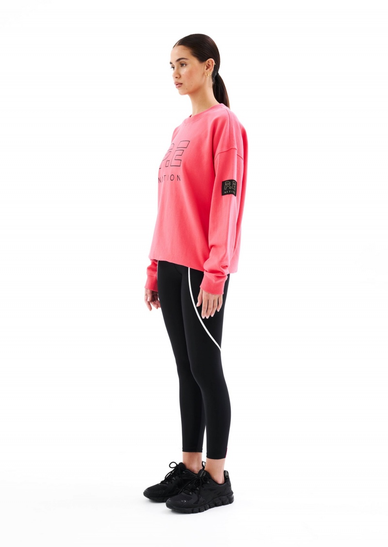 P.E Nation Heads Up Sweat Diva Pink | RHXIYNV-21