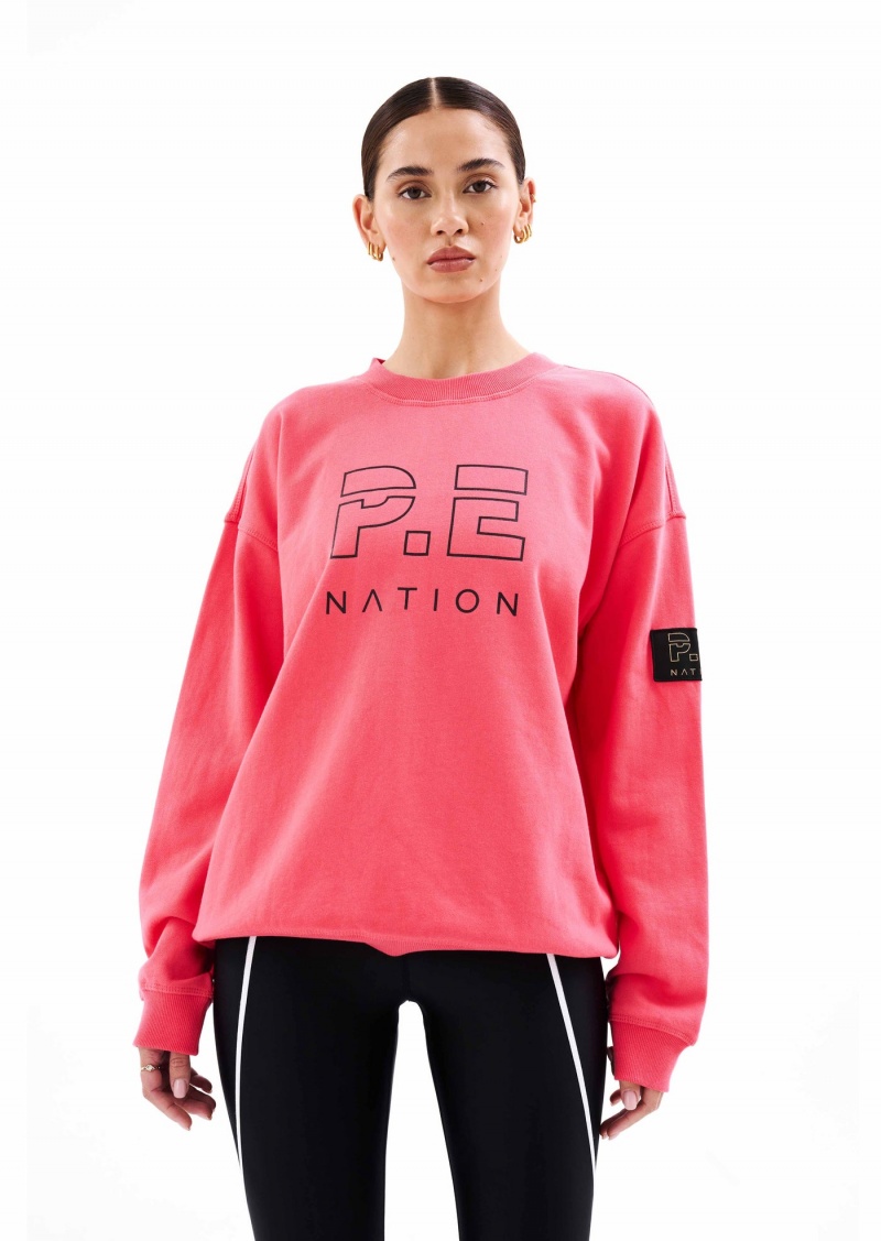 P.E Nation Heads Up Sweat Diva Pink | RHXIYNV-21