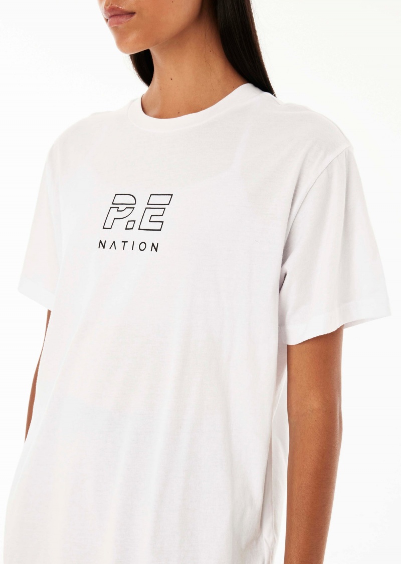 P.E Nation Heads Up Tee White | HNVZEFI-39