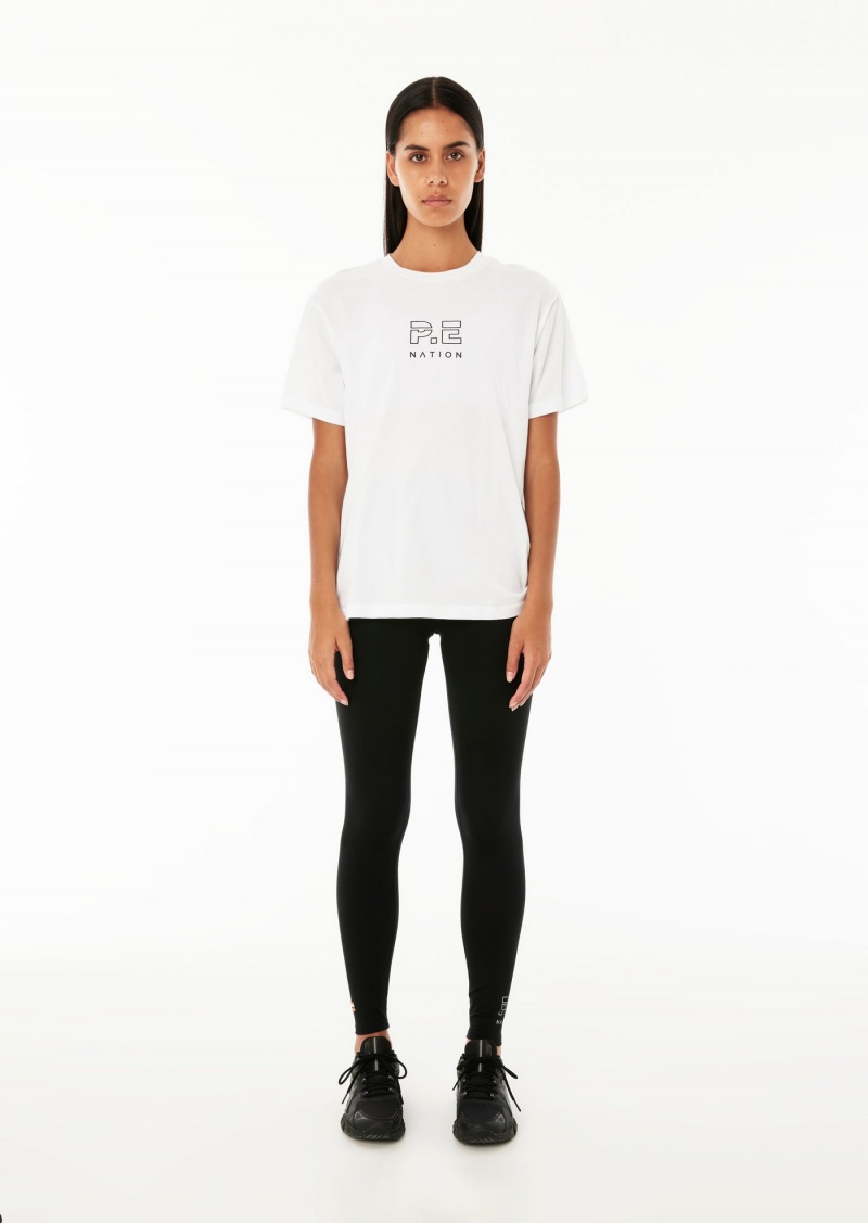 P.E Nation Heads Up Tee White | HNVZEFI-39