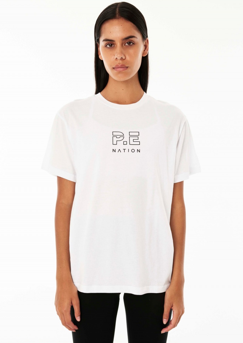 P.E Nation Heads Up Tee White | HNVZEFI-39