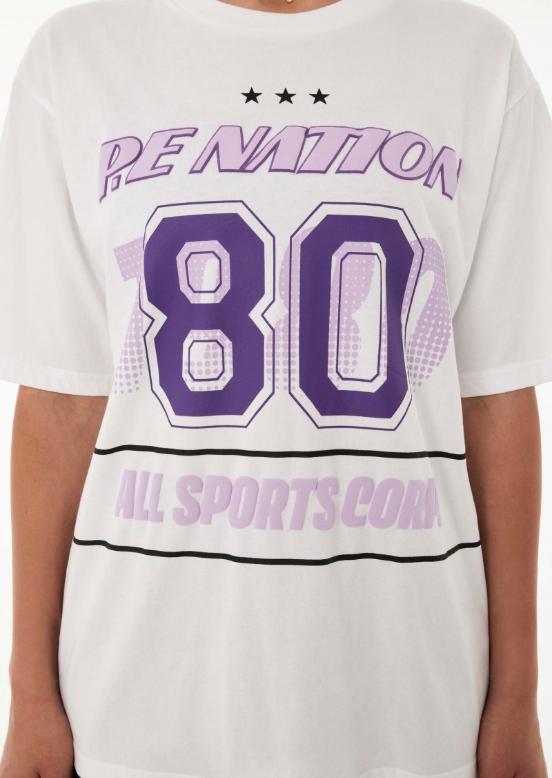 P.E Nation Improvise Tee Optic White | BXPTCSL-51