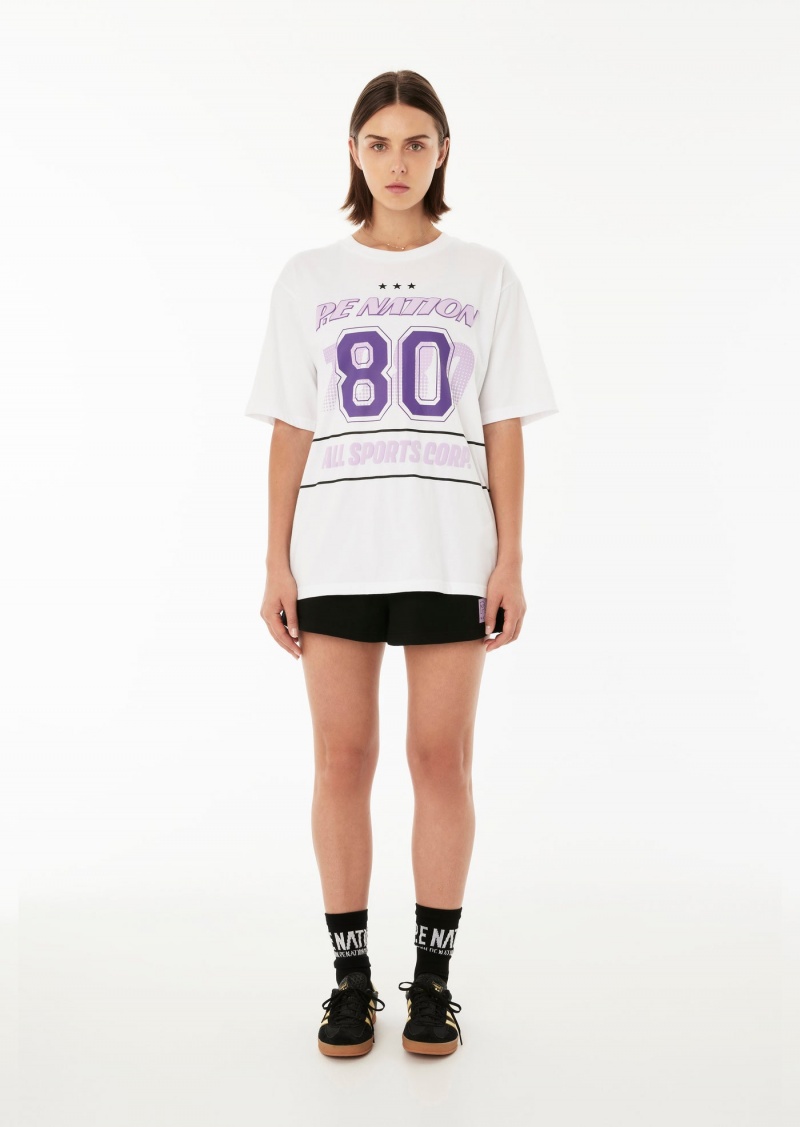 P.E Nation Improvise Tee Optic White | BXPTCSL-51