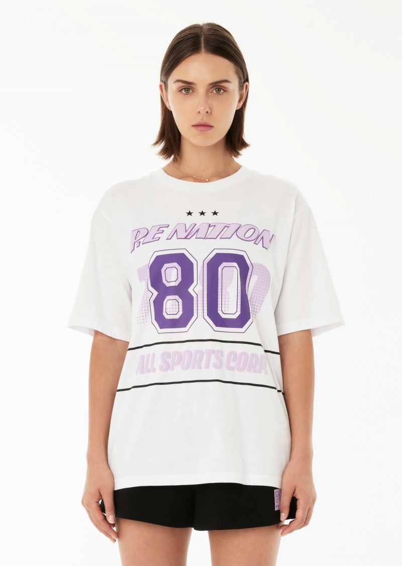 P.E Nation Improvise Tee Optic White | BXPTCSL-51