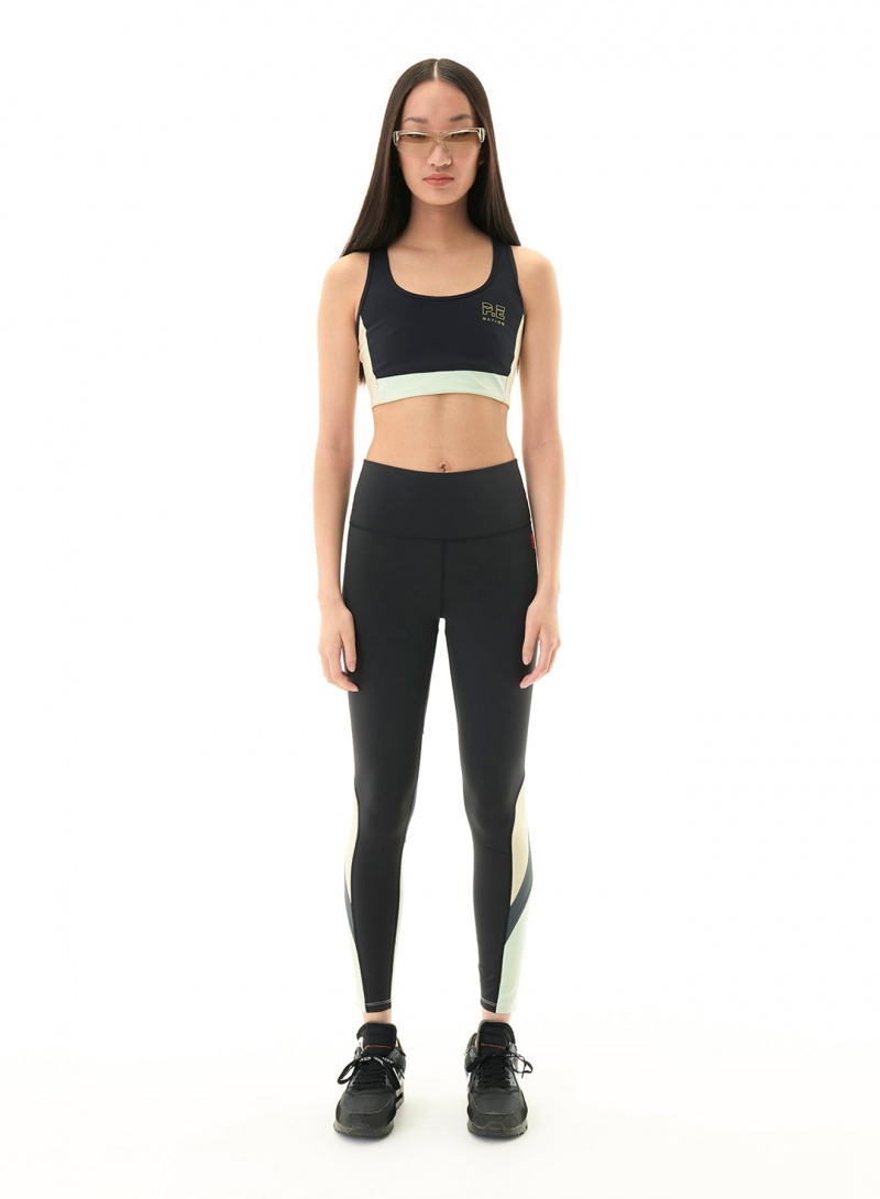 P.E Nation Initialise Sports Bra Black | JGMUZCN-25