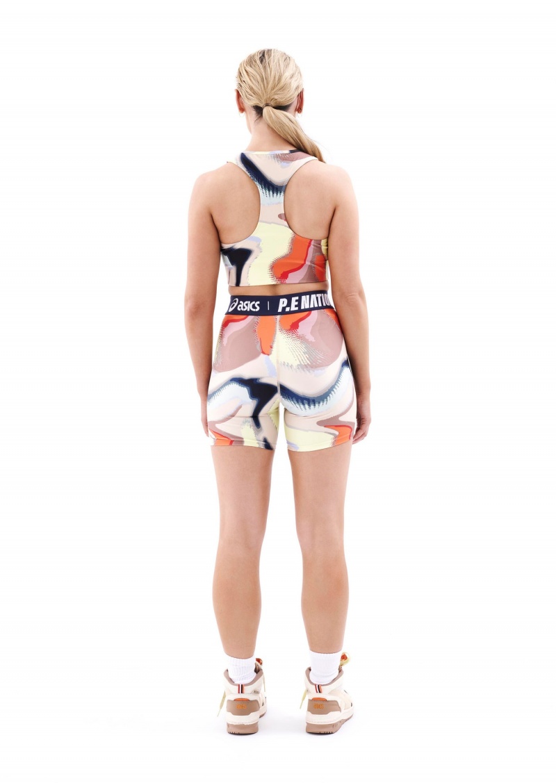 P.E Nation Kaizen Bike Short Print | AROKHJC-15