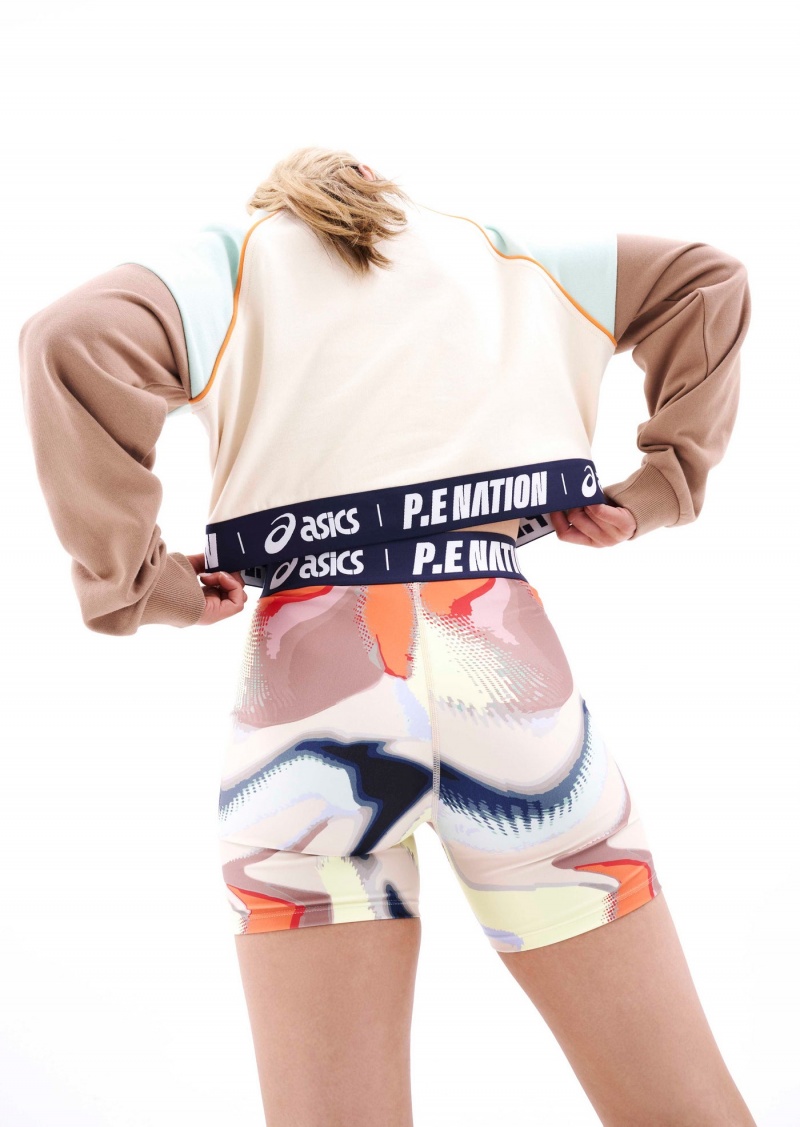 P.E Nation Kenko Sweat Pearled Ivory | AIBKNMP-49